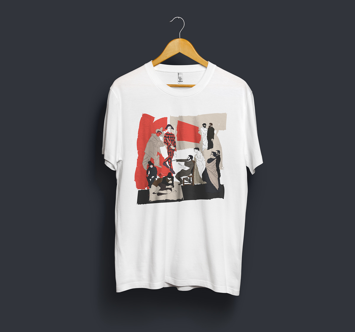 Paul Cezanne Gustave Courbet TEE