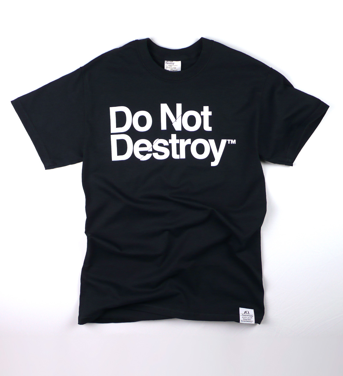 Do Not Destroy Black t-shirt tee