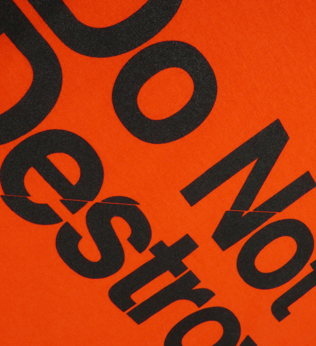 Do Not Destroy Orange t-shirt tee