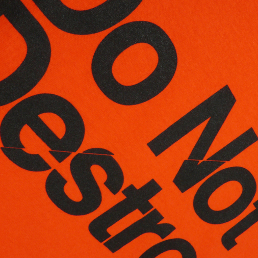 Do Not Destroy Orange t-shirt tee