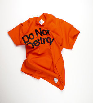Do Not Destroy Orange t-shirt tee