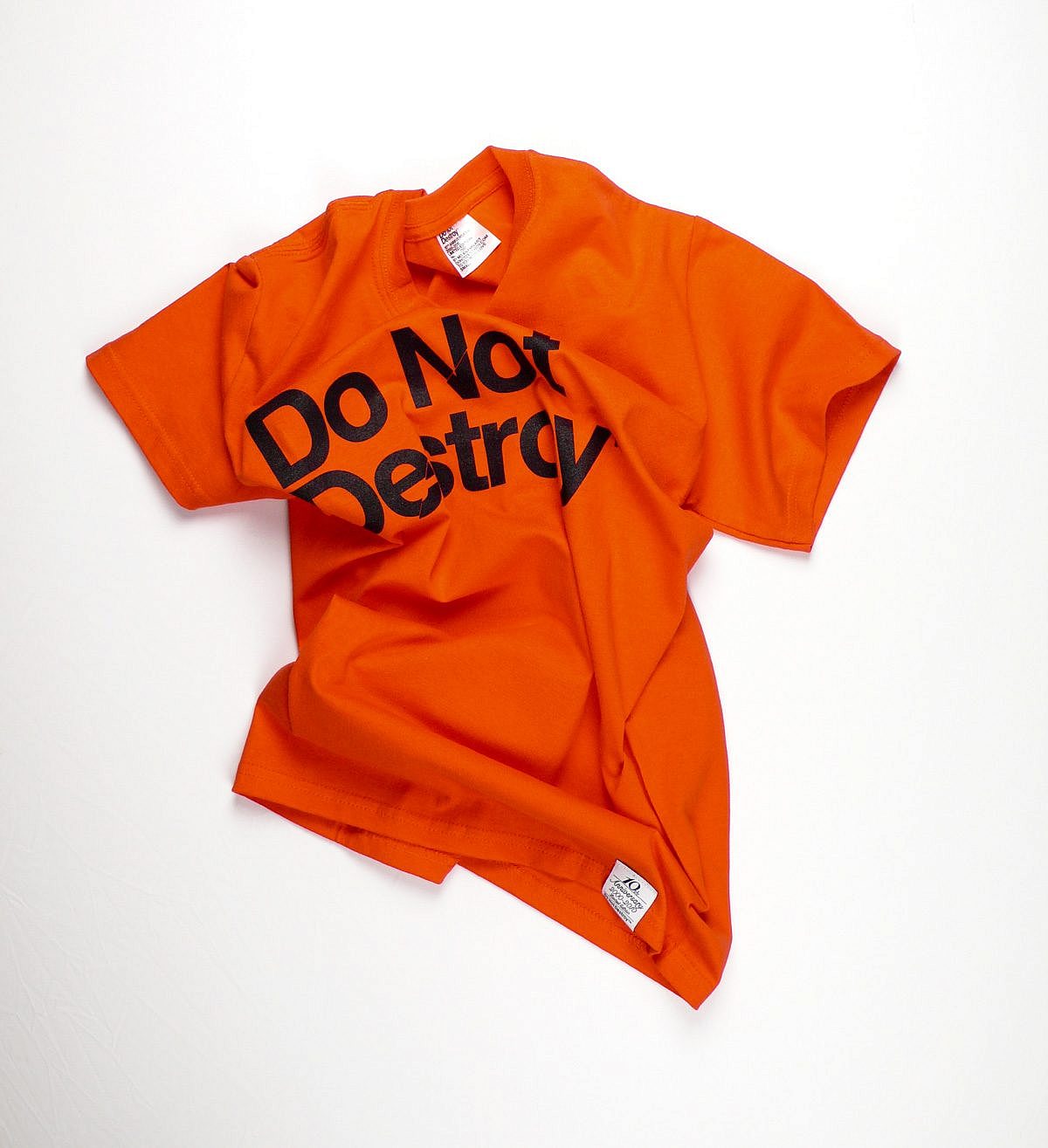 Do Not Destroy Orange t-shirt tee