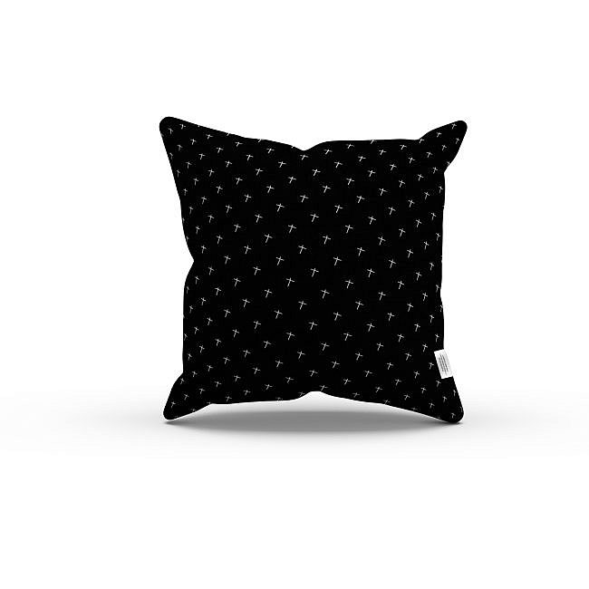 cross samo Jean Michel Basquiat pillow