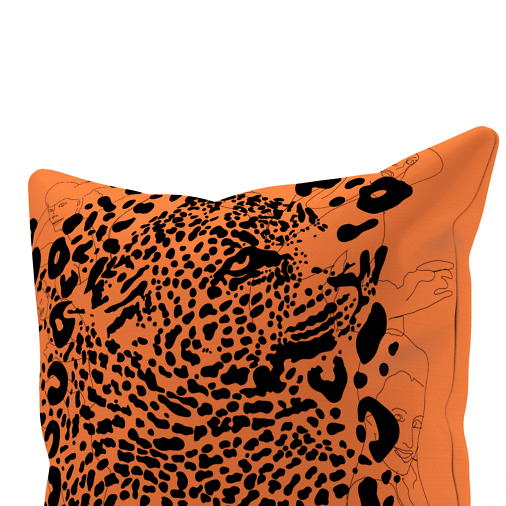 Leopard pillow