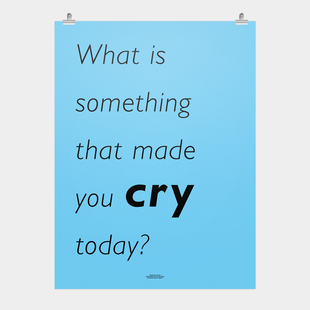 SOMETHING CRY POSTER
