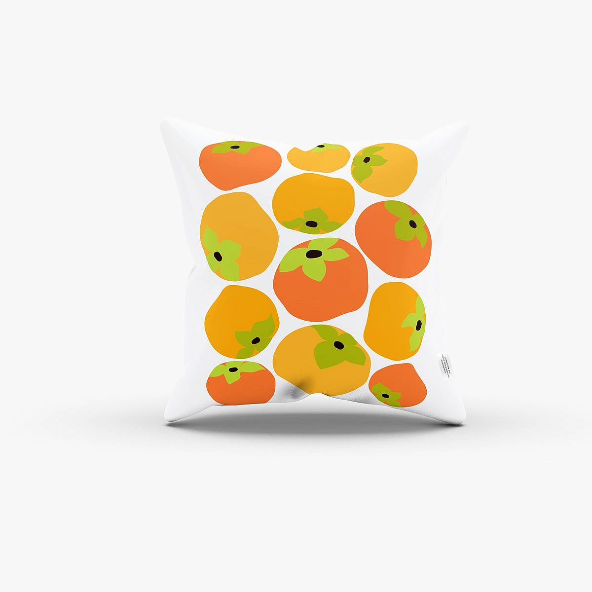 fruit persimmon ORANGE pillow