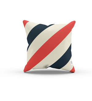 Diagonal Stripe Pillow