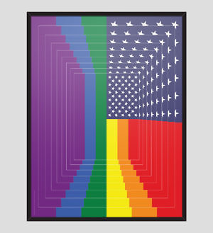 American Rainbow Flag