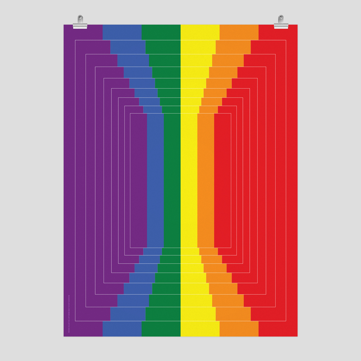 Rainbow-Flags-Poster-Mcokup-18x24-nf American Rainbow Flag